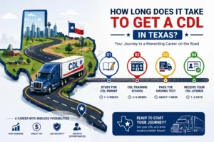 how long does it take to get a cdl step by step texas guide infographic