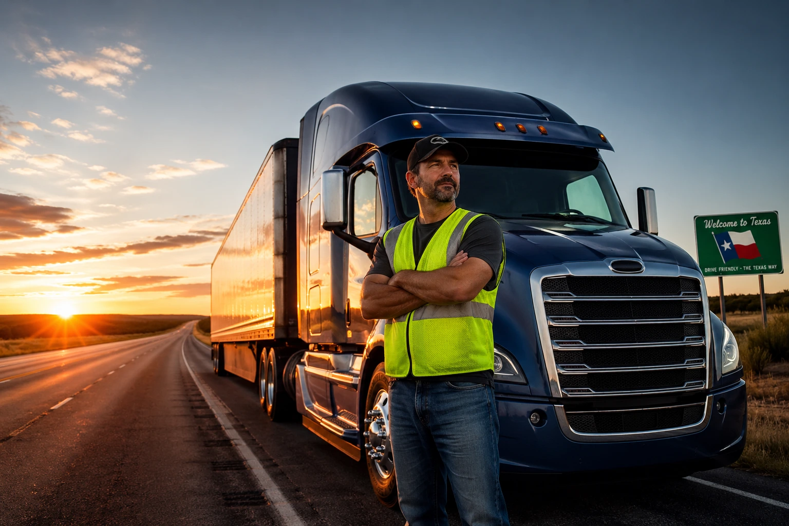 How to get a CDL license in Texas – professional truck driver with semi truck